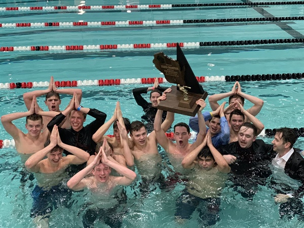 Edgewood Wins Division 2 Boys Swimming & Diving Title