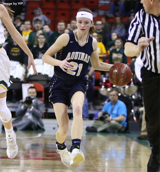 Aquinas Repeats as Division 4 State Girls Basketball Champion