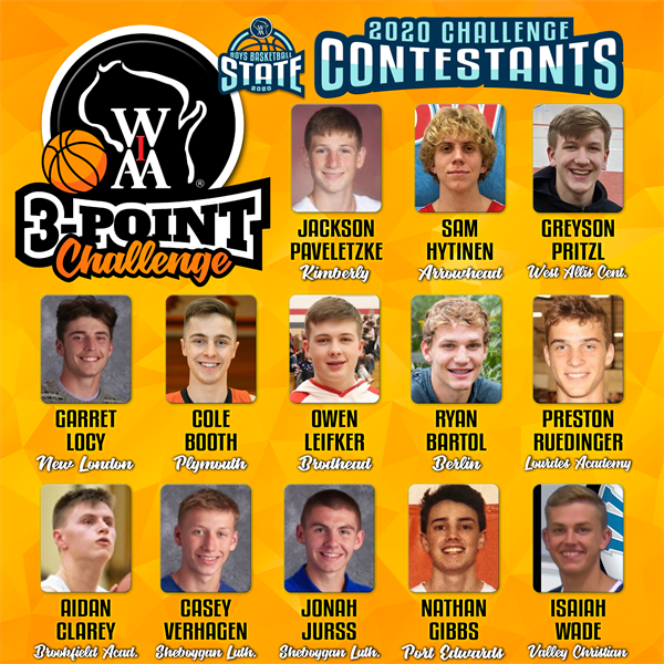 Boys Basketball 3-Point Challenge Qualifiers Honored