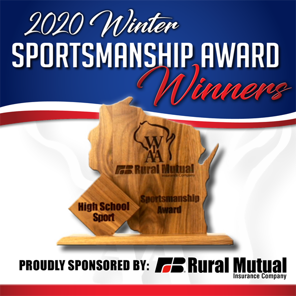 WIAA Winter Team Tournament Sportsmanship Awards Selected