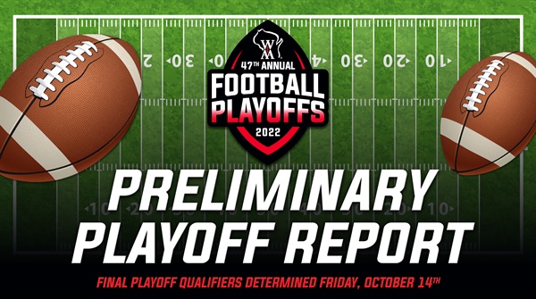 Prelminary  11-Player Football Playoff Qualifying Report Entering Week 6