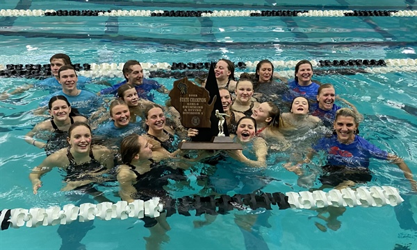 Arrowhead Wins Div. 1 Team Title; Six Records Set at State Girls Swimming & Diving Meet