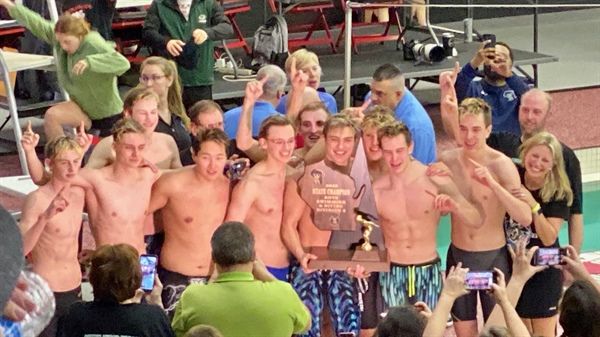 Hodags Capture Division 2 Boys Swimming & Diving Team Title