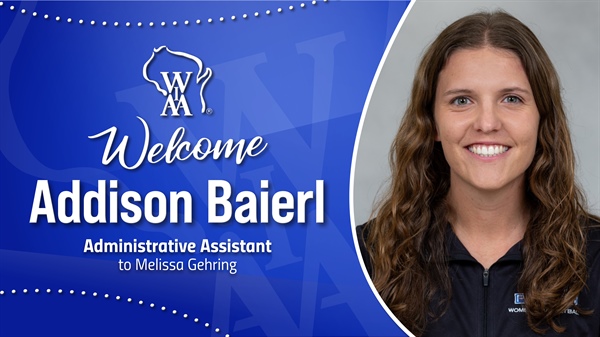 Baierl to Join WIAA Staff as Administrative Assistant