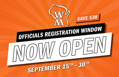 Get back in the game! Become a WIAA Licensed Official!