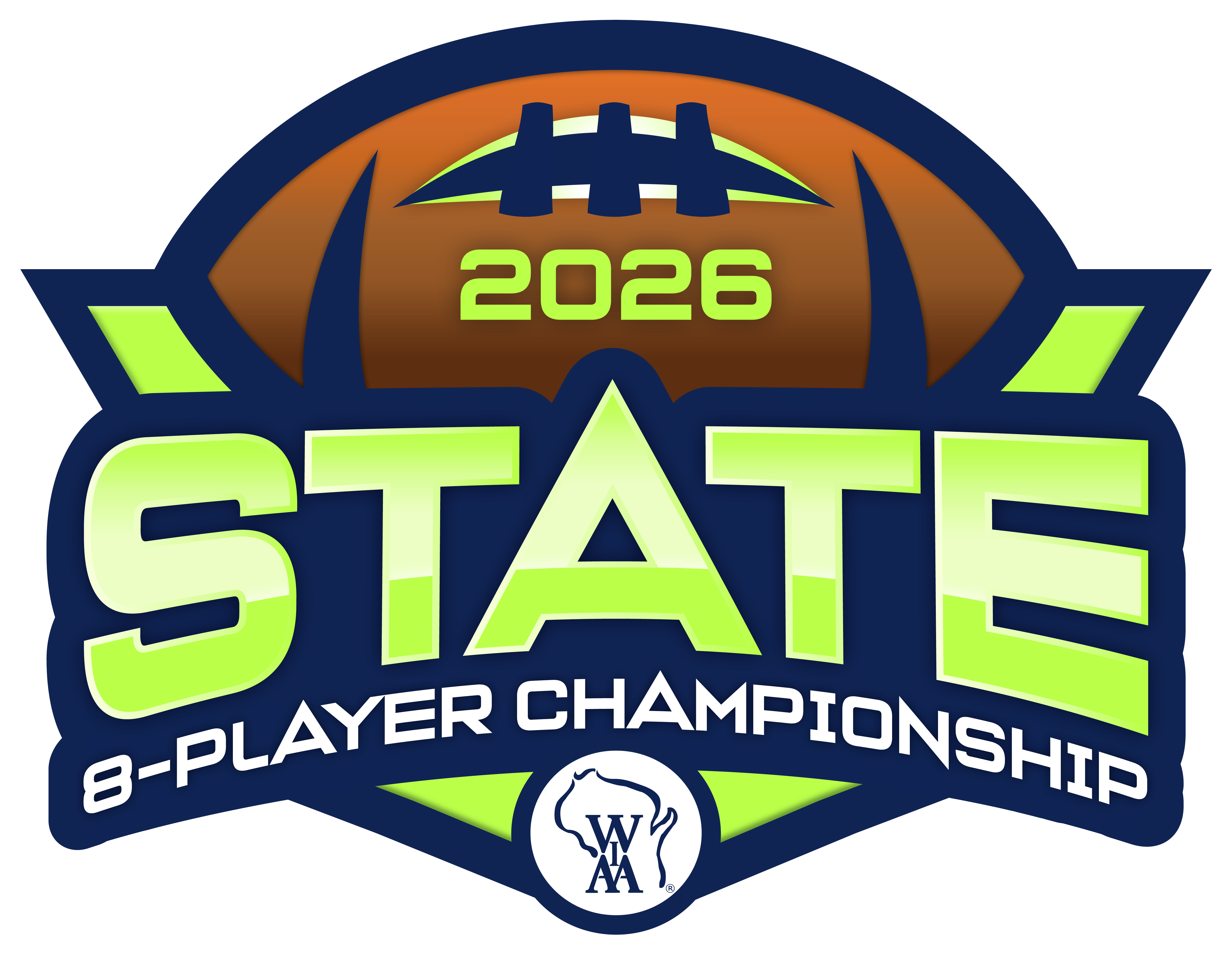 2026 State 8-Player Football Championship Logo