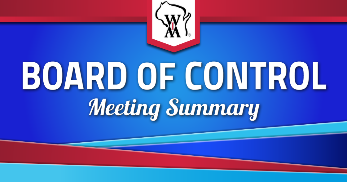 Graphic standard for Board of Control Meeting Summaries